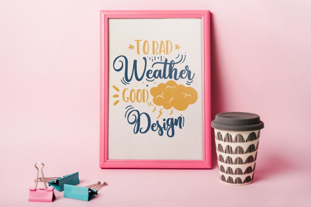 Free Decorative Frame Mockup Psd