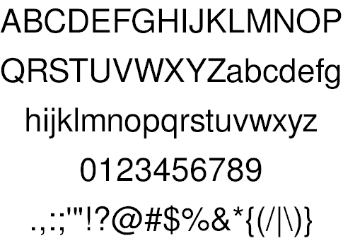 Free FreeSans Font