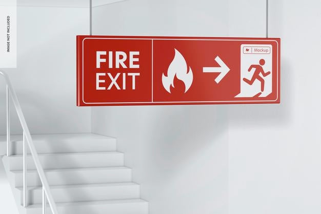 Free Double Sided Hanging Sign Mockup Psd