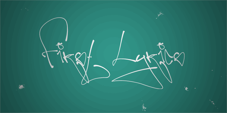 Free First Lyrics Font