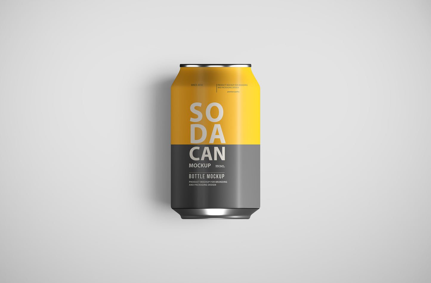 Free Soda Can PSD Mockup Pack