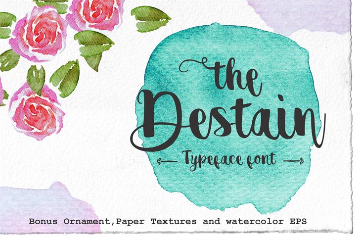 Free destain alternative Font