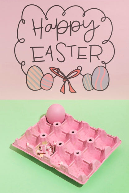 Free Easter Mockup With Copyspace For Text Or Logo Psd