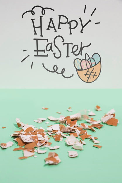 Free Easter Mockup With Copyspace For Text Or Logo Psd