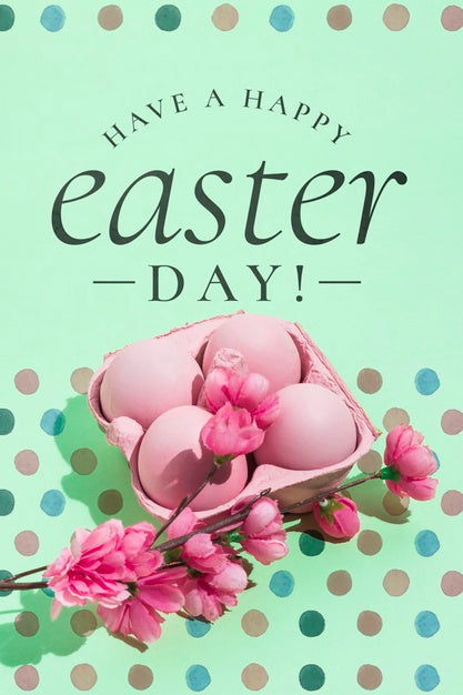 Free Easter Mockup With Copyspace For Text Or Logo Psd