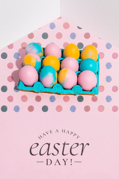 Free Easter Mockup With Copyspace For Text Or Logo Psd