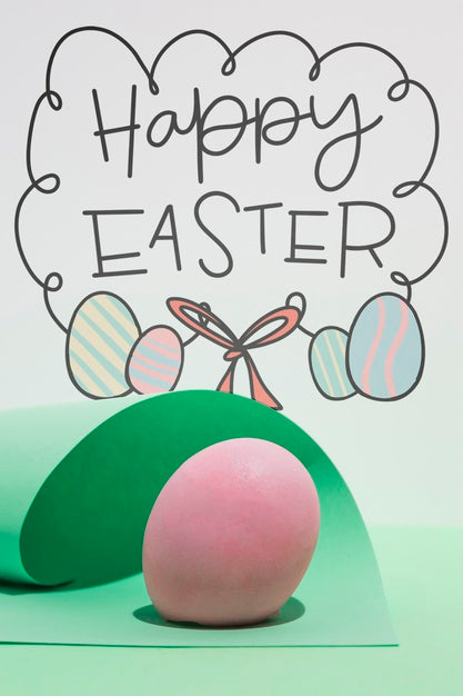 Free Easter Mockup With Copyspace For Text Or Logo Psd