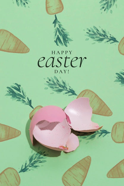 Free Easter Mockup With Copyspace For Text Or Logo Psd