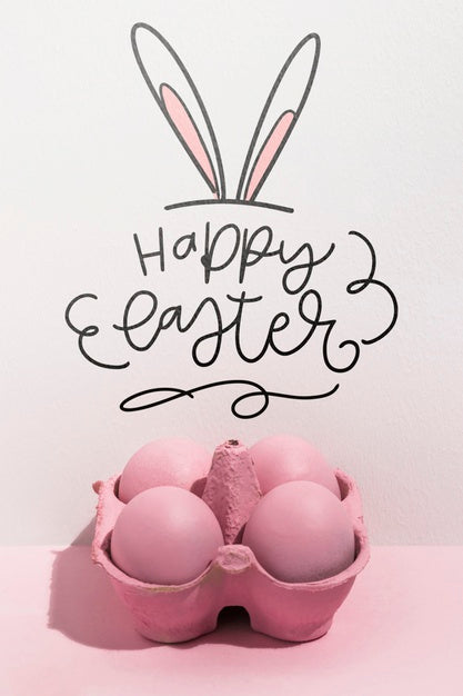 Free Easter Mockup With Copyspace For Text Or Logo Psd