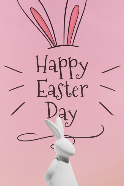 Free Easter Mockup With Copyspace For Text Or Logo Psd