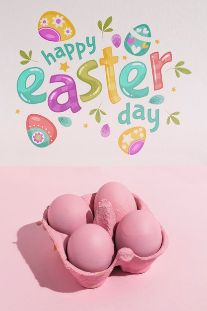 Free Easter Mockup With Copyspace Psd