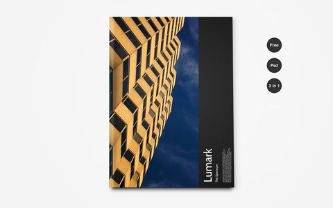 Free Editorial Magazine Mockup