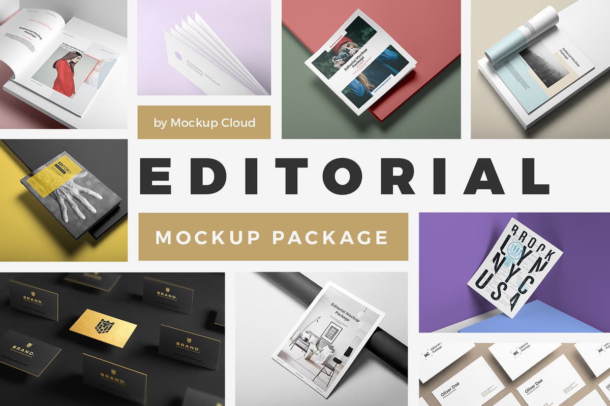 Free Editorial Mockup Demo