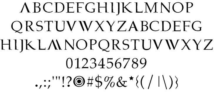 Free bowarrow2 Font