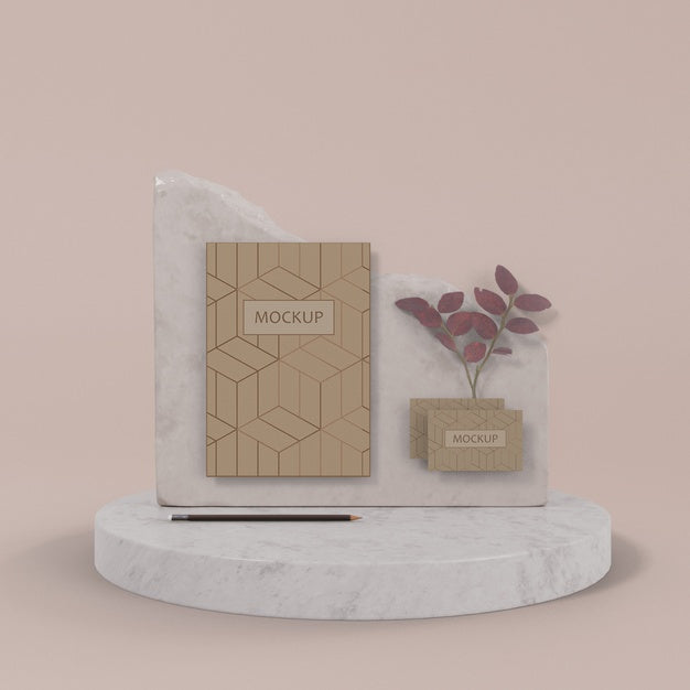 Free Elegant Branding Concept Mock-Up Psd