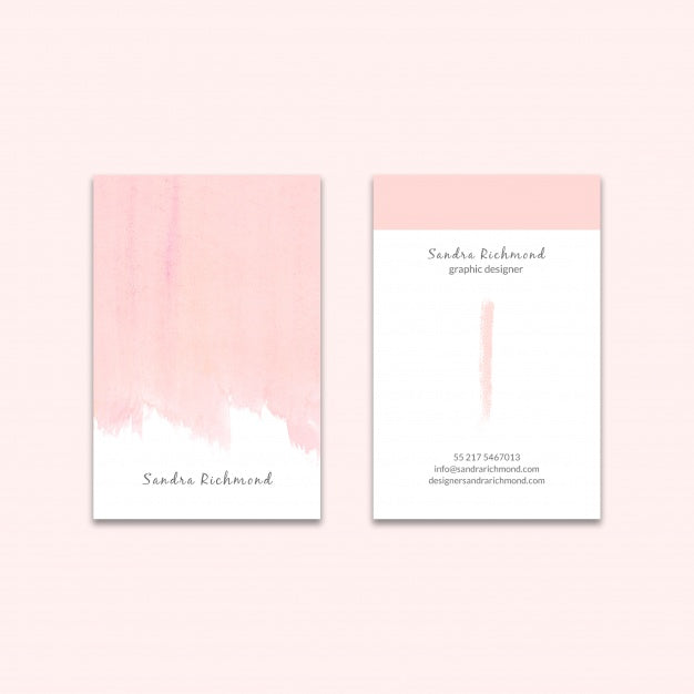 Free Elegant Business Card Mockup Psd