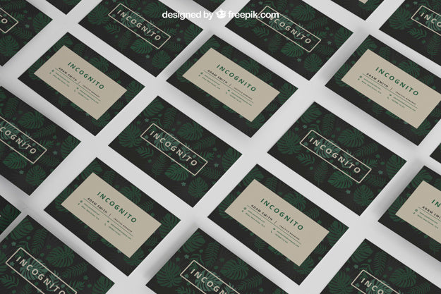 Free Elegant Business Card Mockup Psd