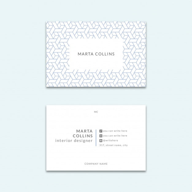 Free Elegant Business Card Mockup Psd