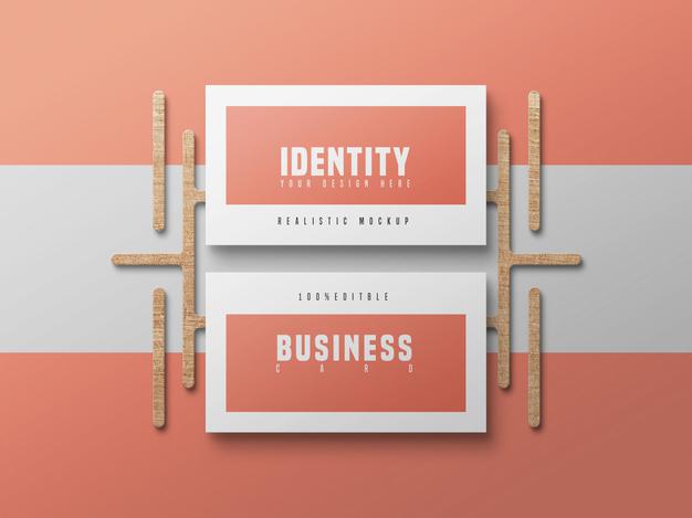 Free Elegant Business Card Psd Mockup Psd