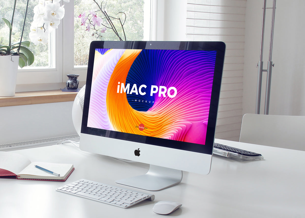 Free Elegant Interior Imac Pro Mockup Psd 2018 – CreativeBooster