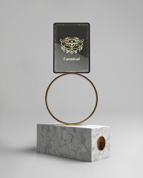 Free Elegant Minimalist Abstract Design Mock-Up Psd