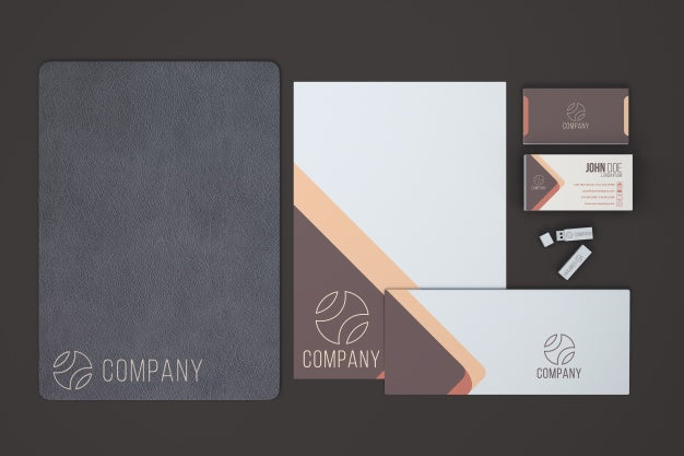 Free Elegant Stationery Showroom Psd