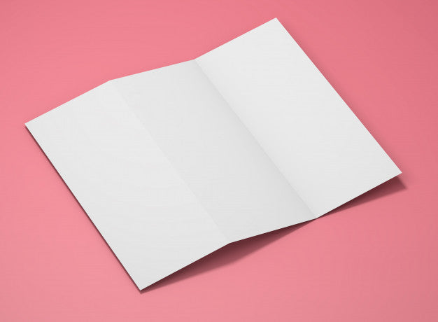 Free Elegant Trifold Studio Mockup Psd