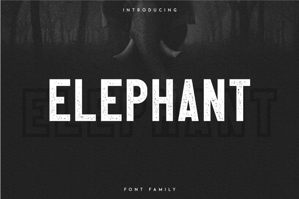Free Elephant Sans Serif Display Font