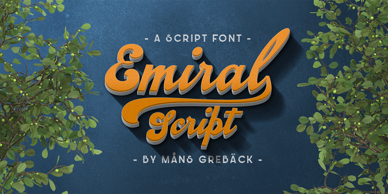 Free Emiral Script Font