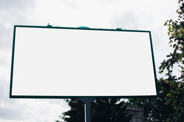 Free Empty Billboard In The City Psd