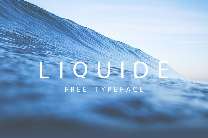 Free Liquide Typeface