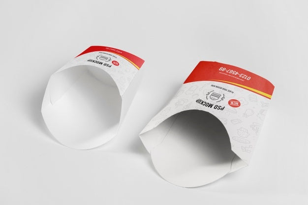 Free Fast Food Branding Mockup Design Psd