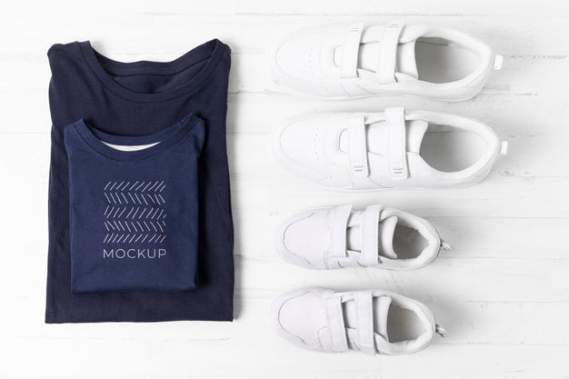 Free Father'S Day T-Shirt Mock-Up Arrangement Psd