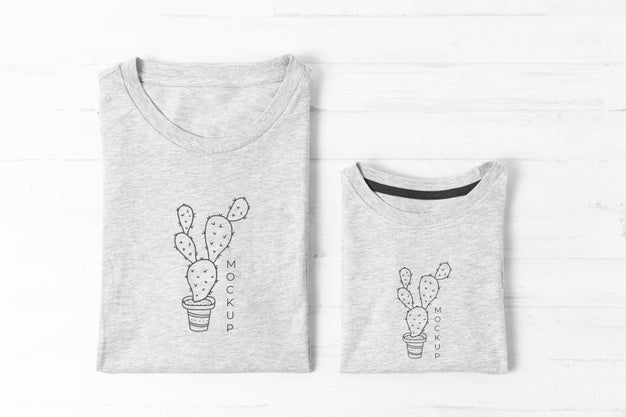 Free Father'S Day T-Shirt Mock-Up Assortment Psd