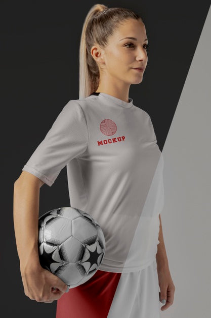 Women's Football Soccer Jersey - Free Download Images High Quality