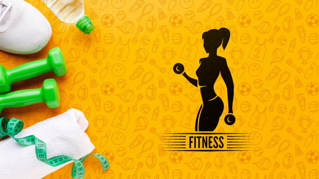 Free Fitness Training Equipment And Water Psd