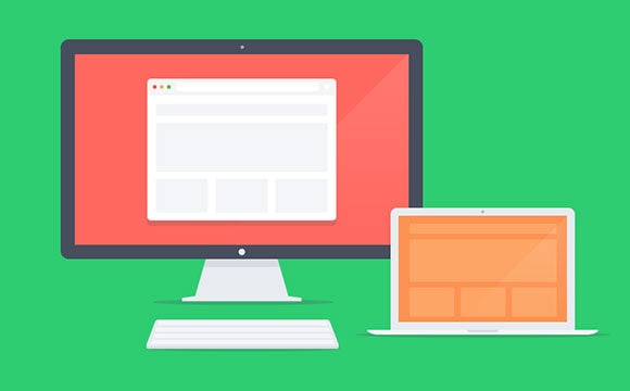 Free Flat Imac & Macbook Air Psd Mockups