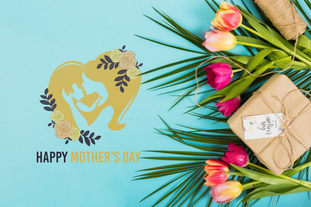 Free Flat Lay Copyspace Mockup For Easter Psd