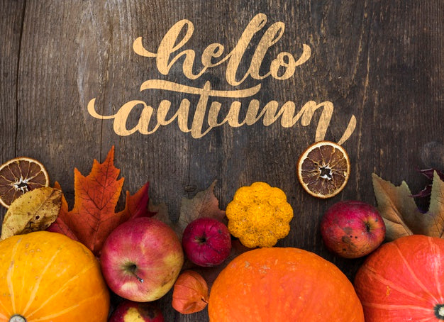 Free Flat Lay Of Colorful Fruits On Wooden Table Psd