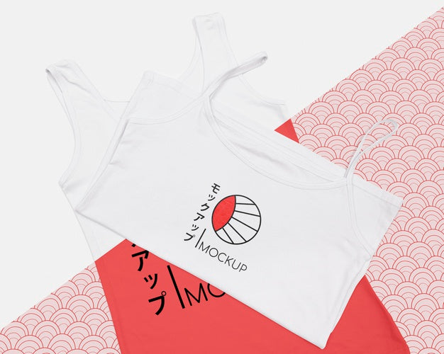 Free Flat Lay Of T-Shirt Concept Mock-Up Psd