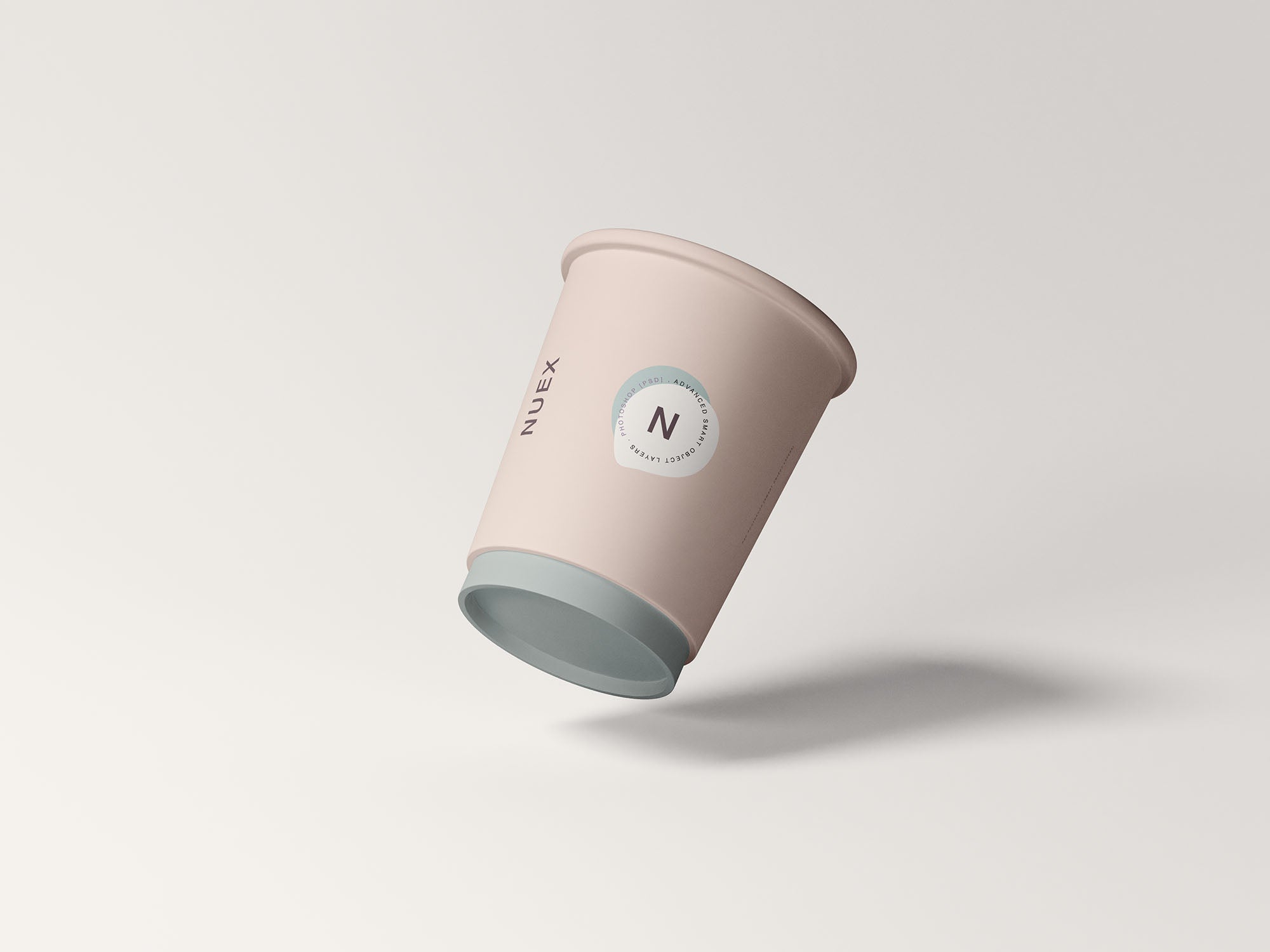 Free Creative Floating Coffee Mug PSD Mockup - TitanUI