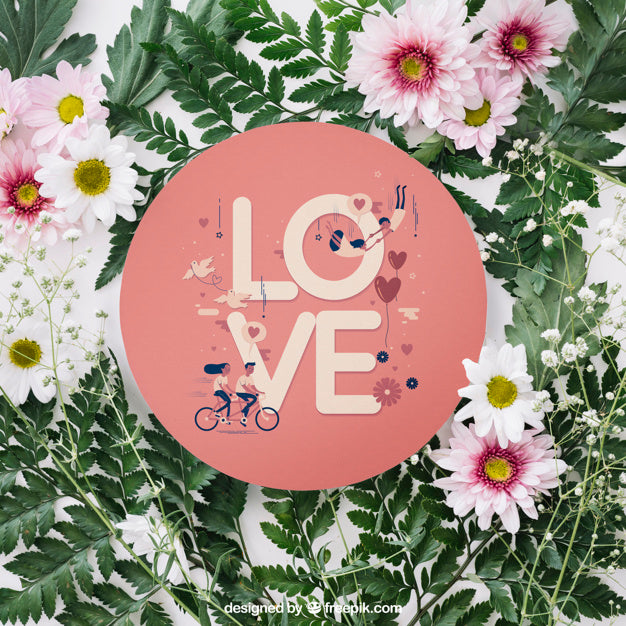 Free Floral Wedding Decoration Psd
