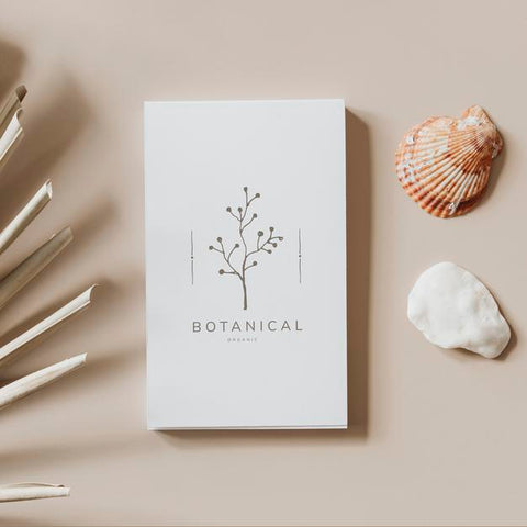 Free Flyer Mockup On A Beige Wall Psd