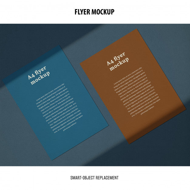 Free Flyer Mockup Psd