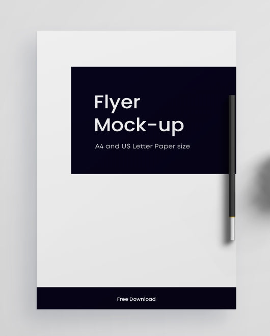Free Flyer Mockup Template