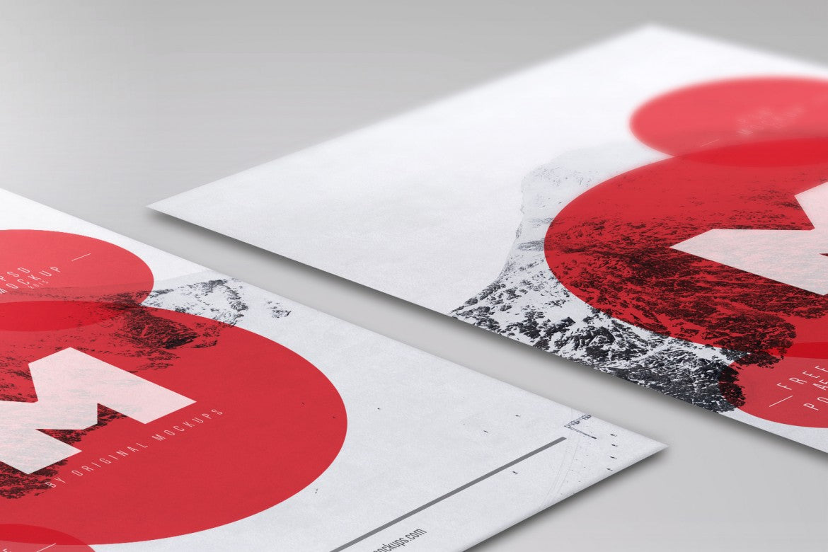 Free Flyer or Poster PSD Mockup