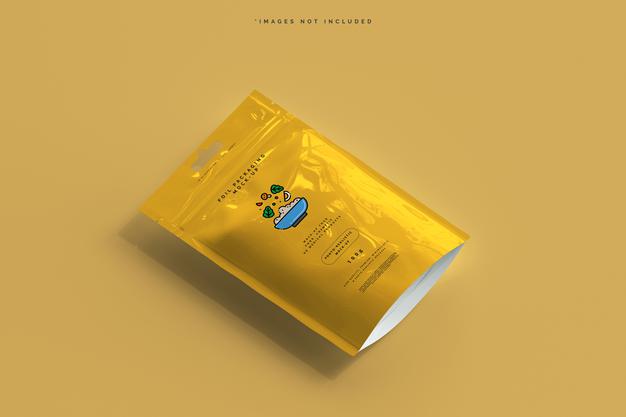 Free Foil Packaging Mockup Psd Creativebooster