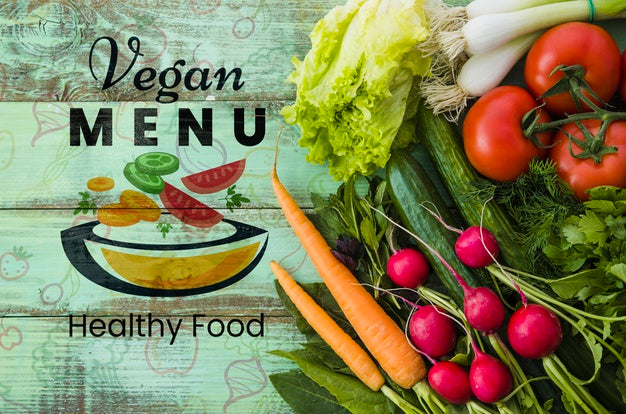 Free Food Made Of Organic Vegetables Psd