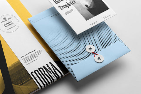 Free Forma Brochure Branding Mockup