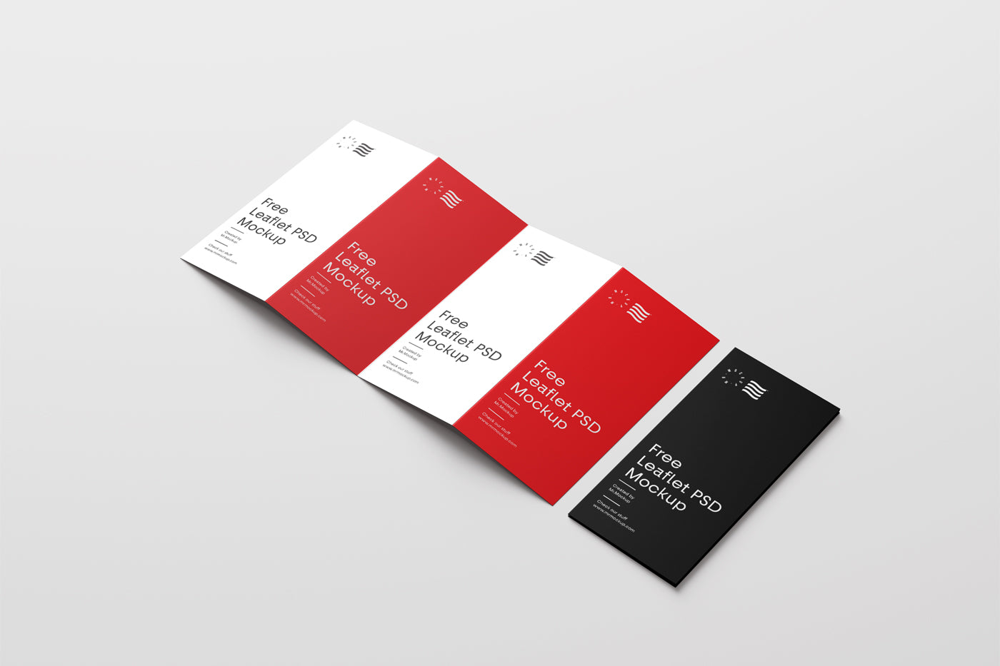 Free Four Fold Brochure Mockups
